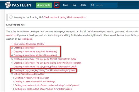 Pastebin.com Api