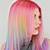 pastel colored hair