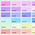 pastel colors html codes