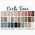 pastel earth tone color palette
