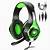 pastel green gaming headset