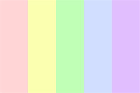 The Pastel Rainbow Color Palette