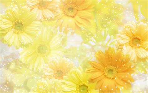 Free photo Yellow Floral Background Ornate, Repetition, Repeat