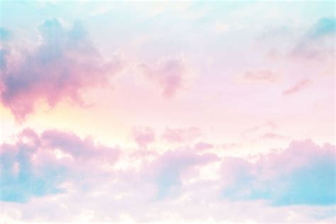 Pastel Background Clouds