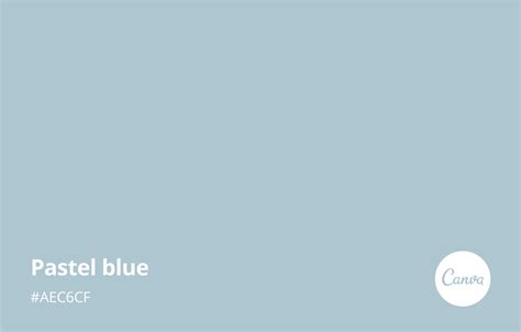 pastel blue color code canva
