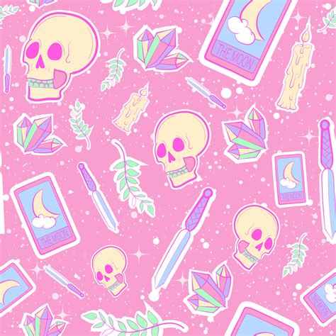 Pastel Goth Background