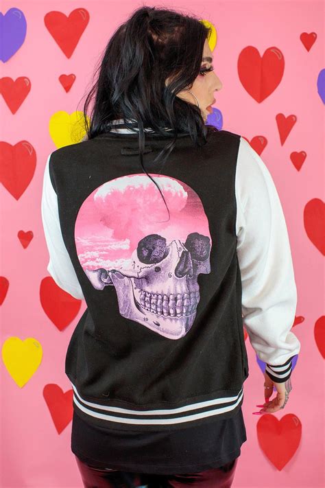 Pastel Goth Varsity Jacket