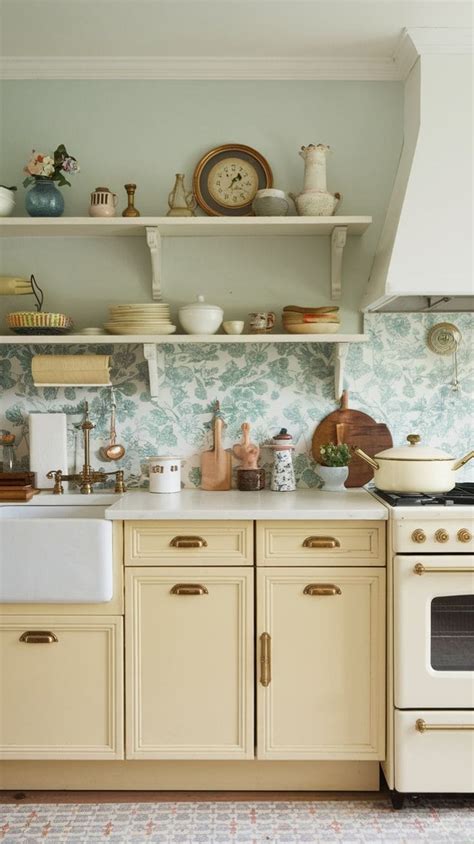 Pastel Kitchen Wallpaper