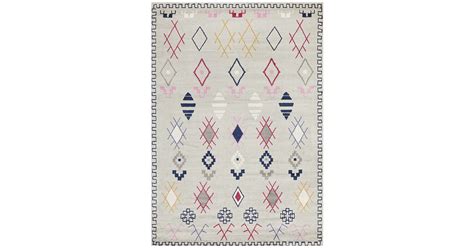pastel tribal rug