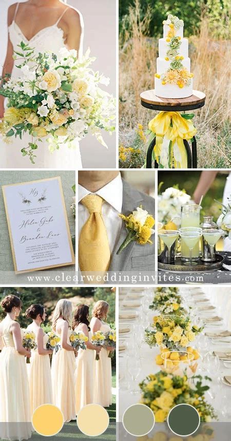 18+ Pastel Yellow Wedding Theme