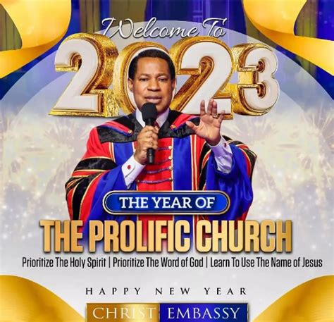 pastor chris new year message 2023