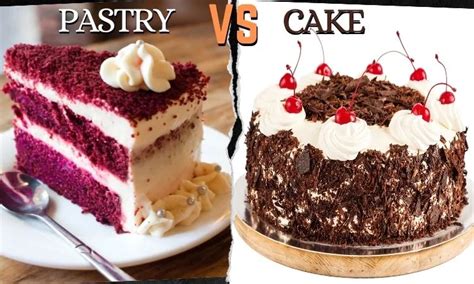 Pastry Cake Difference