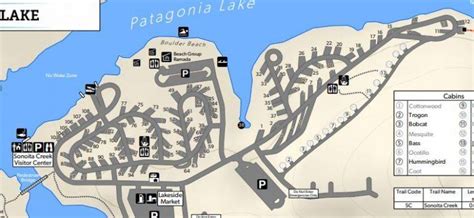 patagonia lake state park campground map