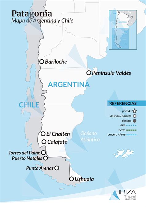patagonia mapa