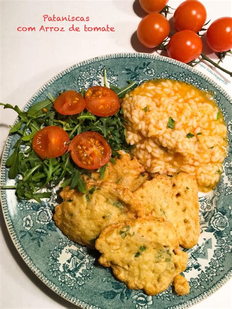 pataniscas de bacalhau c/arroz de grelos