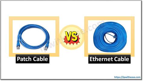 Patch Cable Vs Network Cable