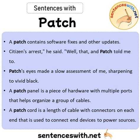 Patch Example Meaning