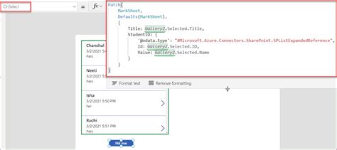 Patch Examples Powerapps