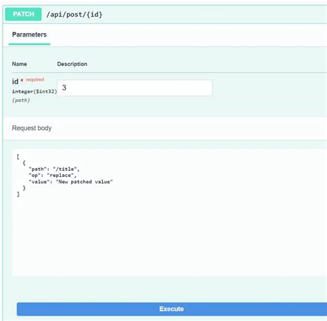 Patch Request Example C#