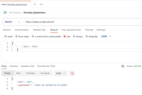 Patch Request Example Python