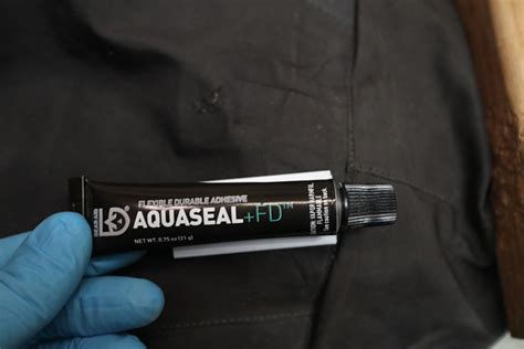 Patching Waders With Aquaseal