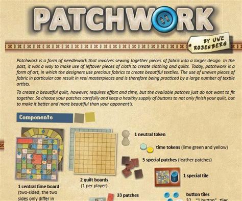 Patchwork Rules