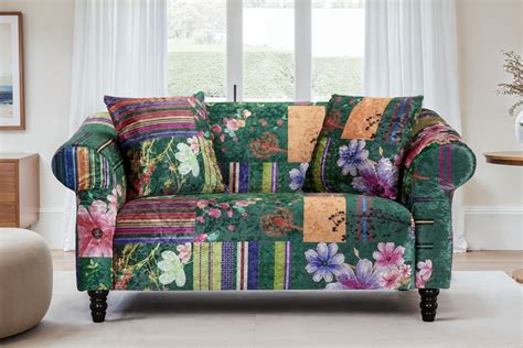 Patchwork Sofa Green