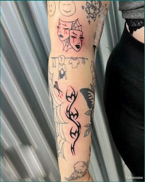 Patchwork Tattoos Women Aesthetic