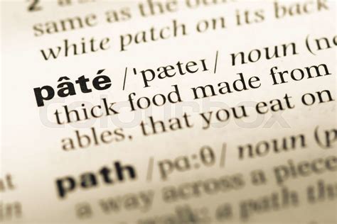 Pate Definition In Writing