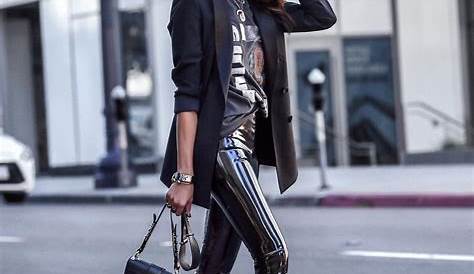 Patent Leather Leggings Outfit Spring How To Wear With Casual Fashion s