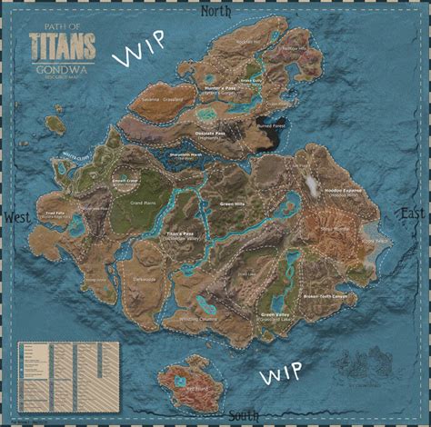 path of titans map