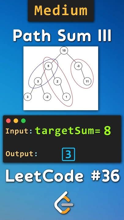 path sum iii leetcode solution