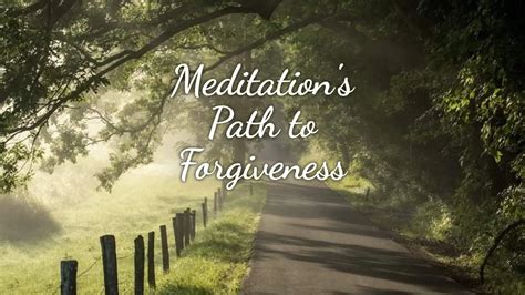 path to forgiveness