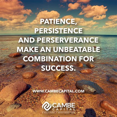 patience and persistence