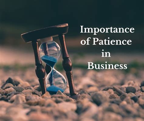 Kesabaran dalam Bisnis