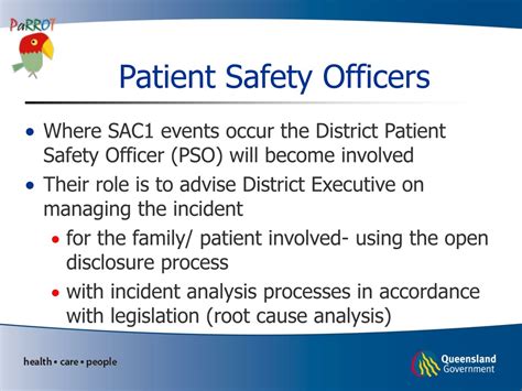 patient safety officer training program