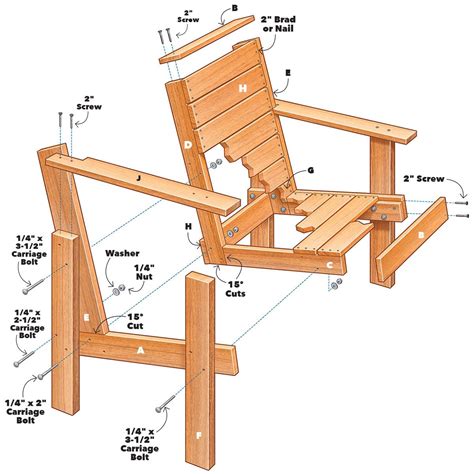 Patio Chair Plans Outdoor Furniture Plans & Projects WoodArchivist