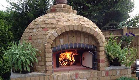 Installing a wood fired pizza oven in our garden Pizza