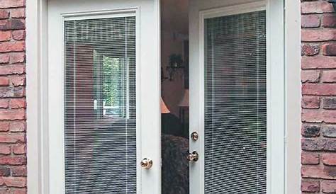 Patio Doors With Built In Blinds And Screens Double Fiberglass Garden Door Mini