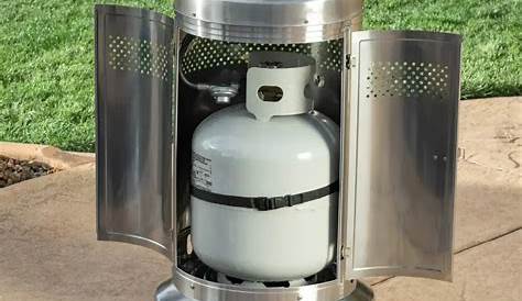 Patio Heater Propane Tank Last Fire Sense Stainless Steel Table Top Uses 1