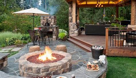 Patio Ideas With Fire Pit Designing A Around A Diy