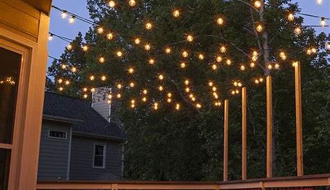 23+ Outdoor String Light Designs, Decorating Ideas