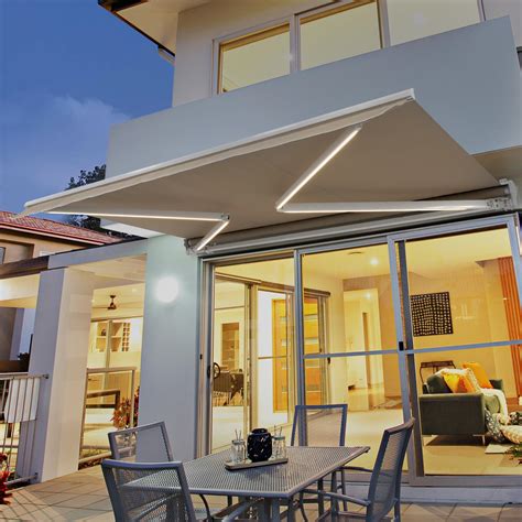 patio awning lighting ideas