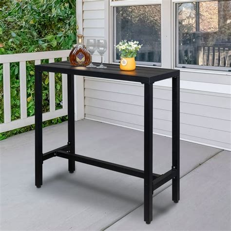 Patio Console Table Metal