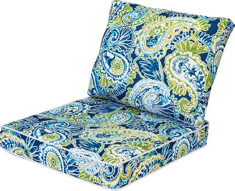 Sahara 39 x 18 in. Outdoor Loveseat Cushion Outdoor Cushions at Hayneedle