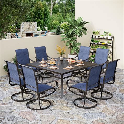 Patio Dining Set 8 Chairs