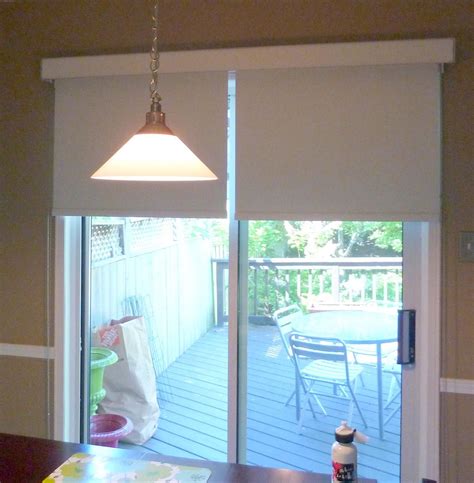Patio Door Pull Down Blinds