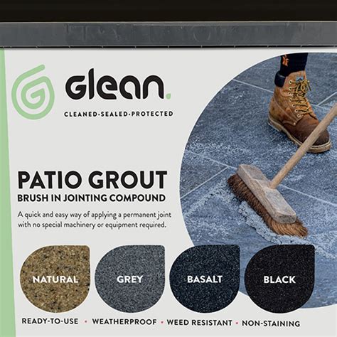 Patio Grout Black