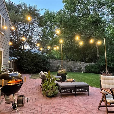 Patio Lights Set Up