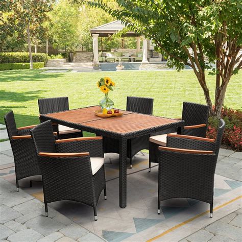 Hampton Bay Carleton Place 7Piece Patio Dining SetRXHD43SET The